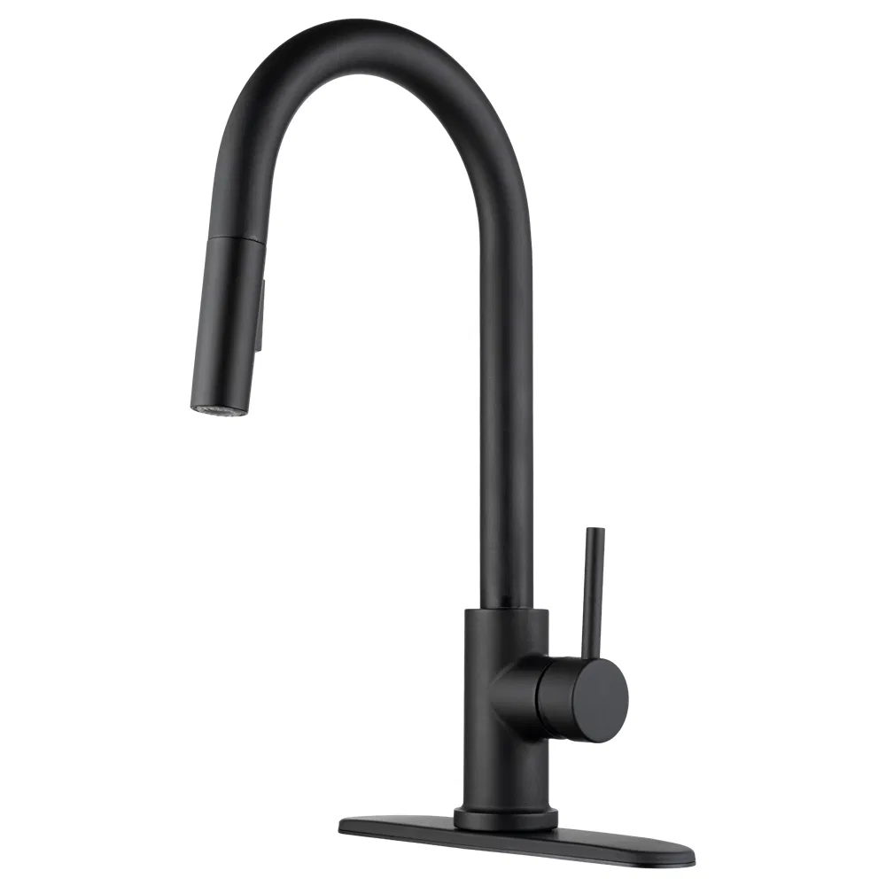 DF-NMK540-MB – DURA FAUCET Faucet, Used For Kitchen Matte Black